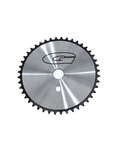 Steel Chainring G 1/2 X 1/8 44t Chrome/Black.